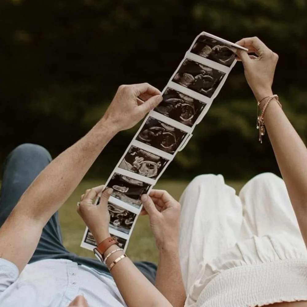 Expectant parents preparing for their baby